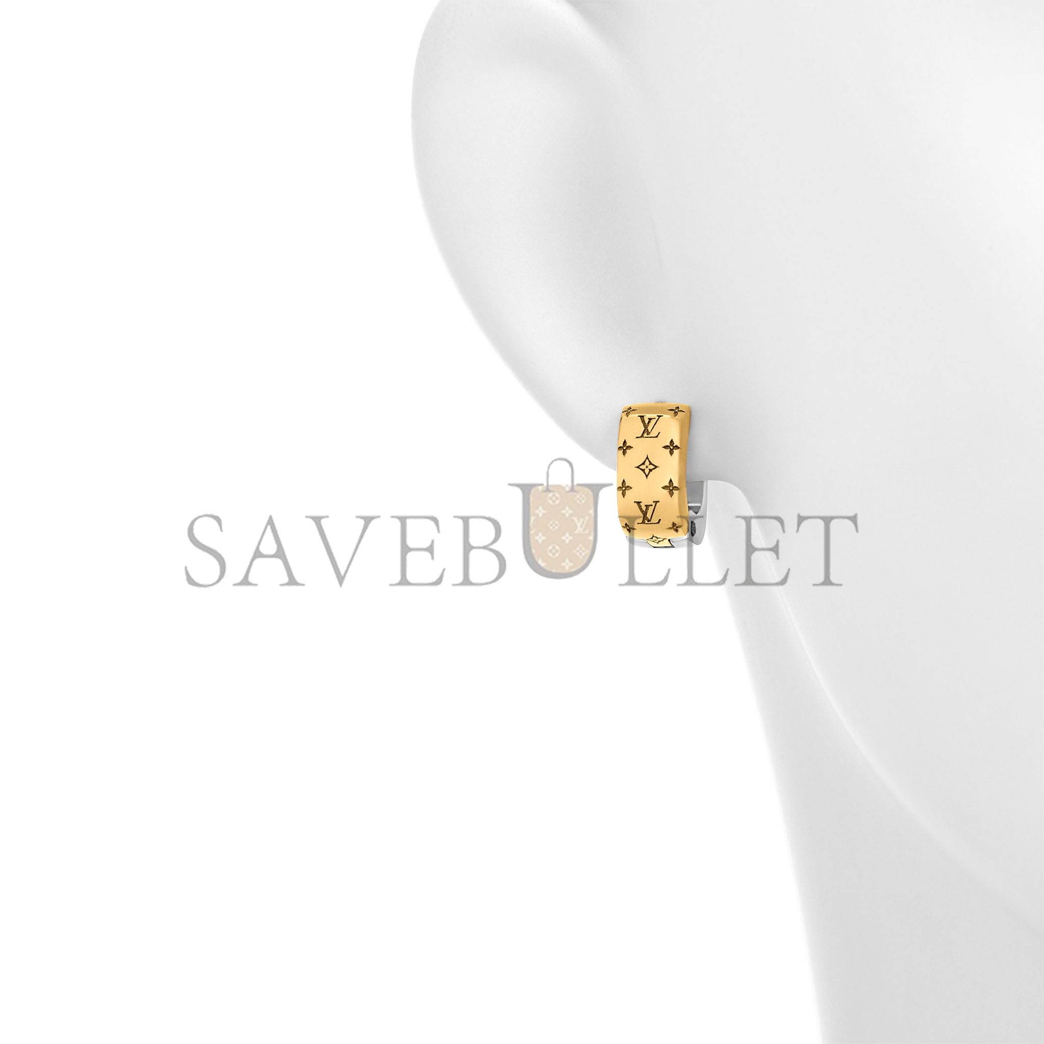 LOUIS VUITTON NANOGRAM EARRINGS M00397